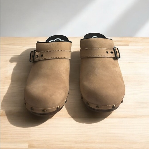 Sanita Shoes - Sanita Women's Kristel Tan ClogsSize 38.